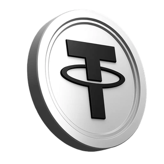 Icône de la cryptomonnaie Tether USDT dans la section dédiée à la confiance au sein de la communauté de trading